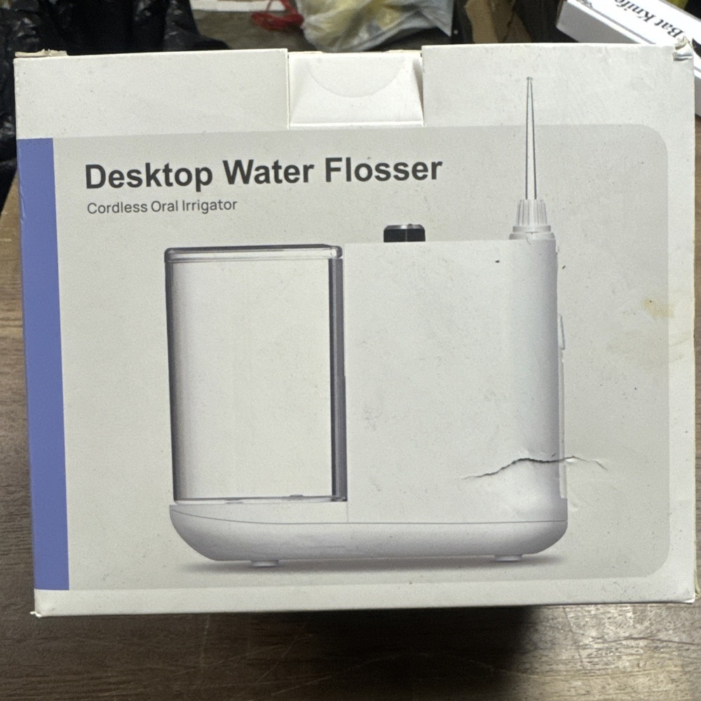 HUACO CARE H800 Desktop Water Flosser UV Sanitizer 880ml Oral Irrigator White
